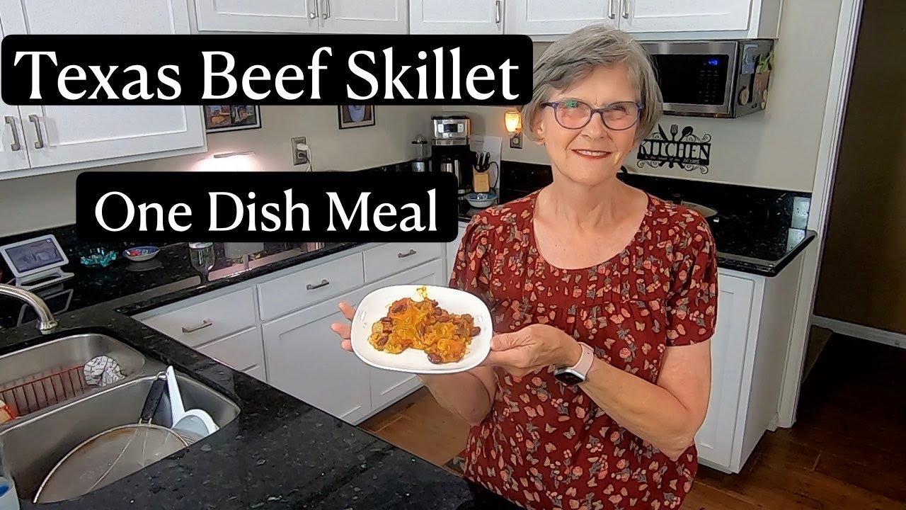 Texas Beef Skillet   One pan meal