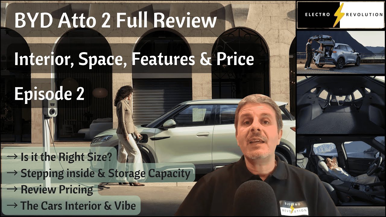 Обзор BYD Atto 2 (Эпизод 2) | Интерьер, пространство, характеристики и цена — идеальный ли это эл...
