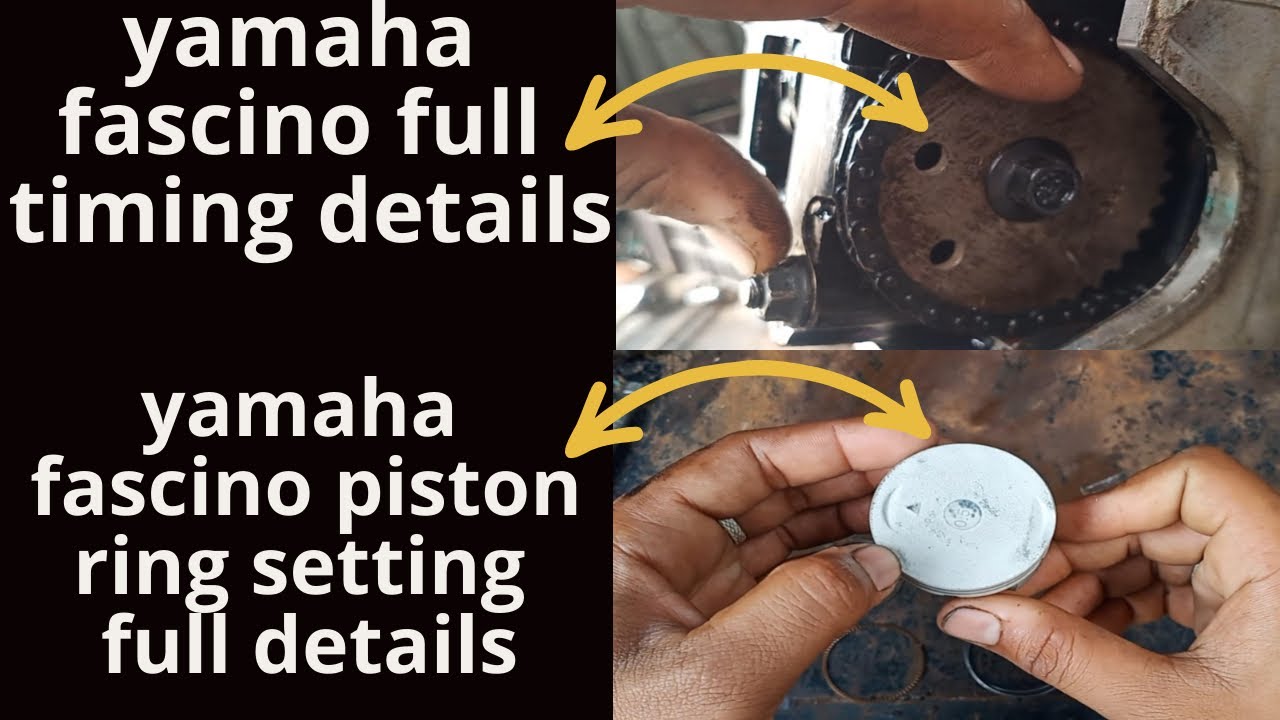 yamaha fascino full engine details and timing setting YouTube