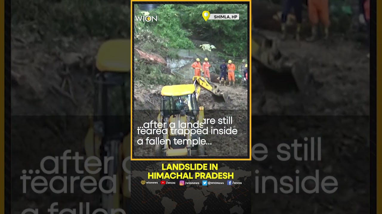 Rescue operation resumes to find landslide victims in Himachal Pradesh