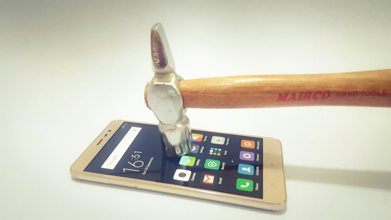 Xiomi Redmi Note 3 SCREEN SCRATCH TEST(Hammer Test)