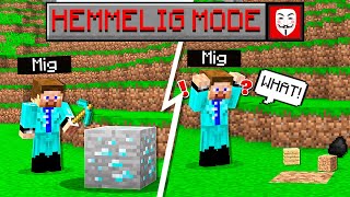 Jeg fandt en *HEMMELIG MODE* i Minecraft.. (DANSK MINECRAFT)