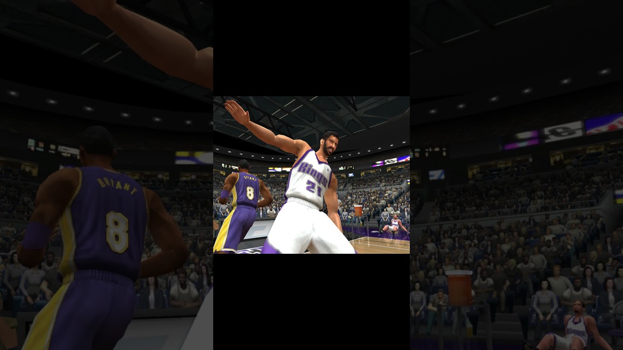 NBA Live Vlade Divac vs Kobe Bryant