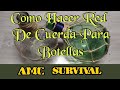 Como Hacer Red De Cuerda Para Botellas