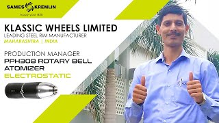 KLASSIC WHEELS LTD (India): we have improved our product quality! | Sames