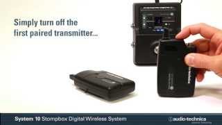Audio-Technica System 10 Stompbox Digital Wireless System Audio Technica System 10 Stompbox Digital Wireless System