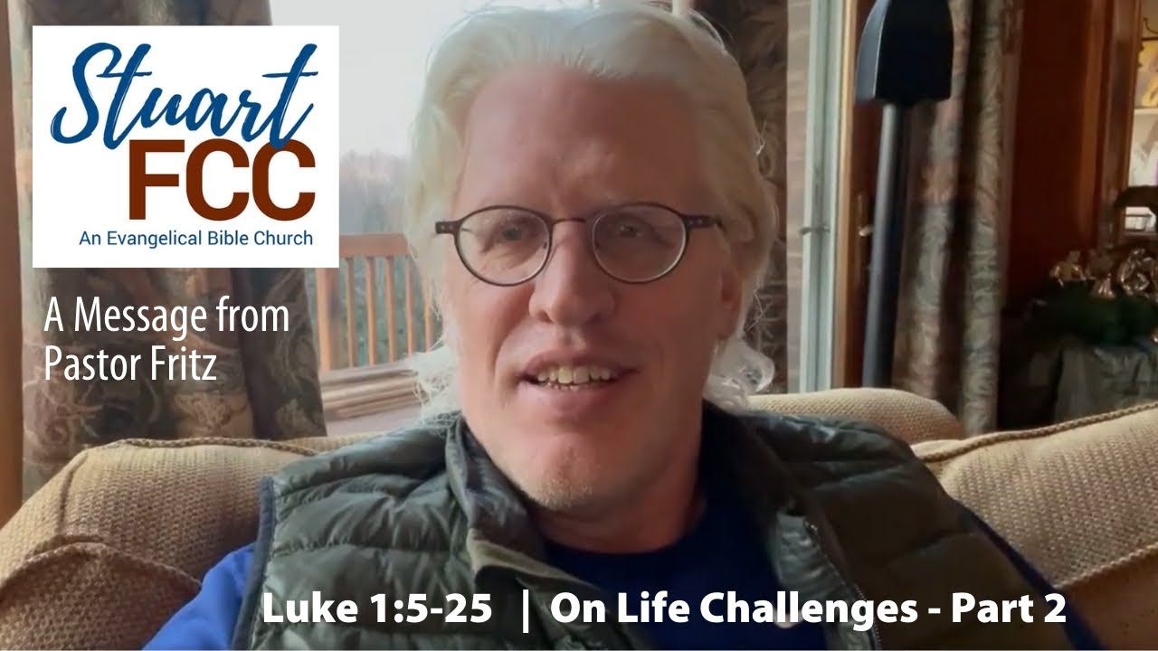 Fritz Rabe A Message from Pastor Fritz 12 2 20 - YouTube