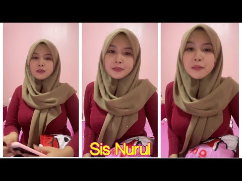 Sis Nurul Comel color Red Hijab Style M H 013