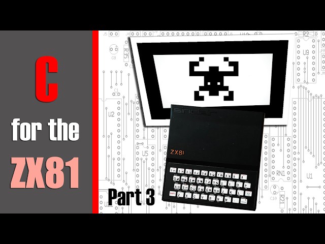 Writing ZX81 games using C with embedded Z80 assembler for faster
