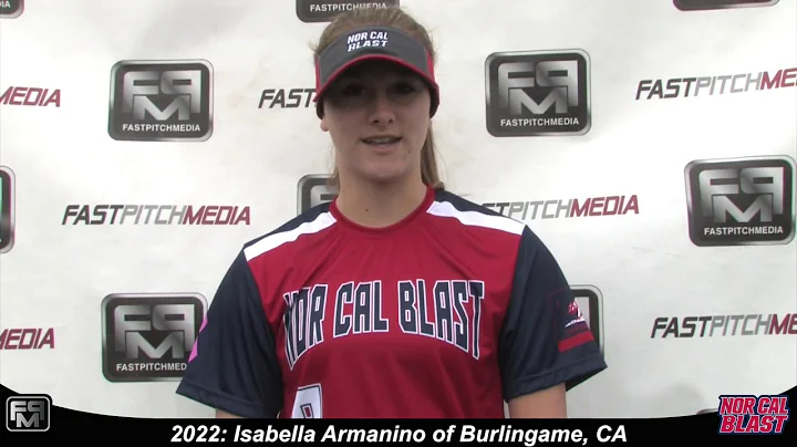 2022 Isabella Armanino Pitcher and Third Base Soft...