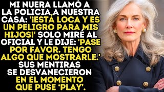 Nuera Llamó A La Policía Diciendo Que Yo Estaba “Inestable”. Le Dije: “Oficial, Mire Esta Grabación