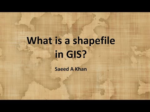 วีดีโอ: รูปร่างไฟล์ใน GIS คืออะไร?