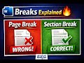 Mastering Breaks in MS Word: The Ultimate Guide to Section Breaks