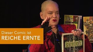 Play video: "Danke für CHRIS SCHEUER" - Hella von Sinnen begeistert über REICHE ERNTE - #COMICTALK15