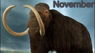 Your birth month your extinct animal