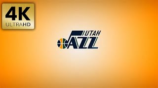 Utah Jazz  NBA Animated Logo Team Intro - 4K Background