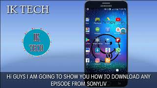 How To Download Any Episode From SonyLIV | Without register From UC Browser screenshot 5