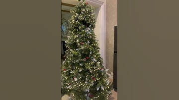 Decorating the Christmas tree quickly, #timelapse #shorts #christmas