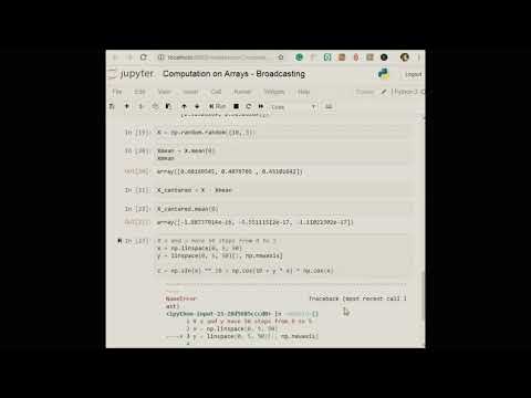 Broadcasting in Practice || Python || Numpy || Data Science || Machine Learning