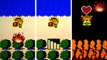 How To Use The BLUE CANDLE To Get Another Heart Container in Legend of Zelda (NES)