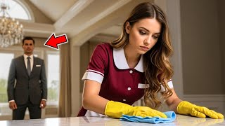 The poor girl replaced her mother as a cleaner… the businessman's reaction shocked everyone