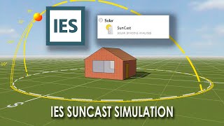 SIMULATION: #IES (INTEGRATED ENVIRONMENTAL SOLUTION) VE (VIRTUAL ENVIRONMENT) SUNCAST SOLAR SHADING