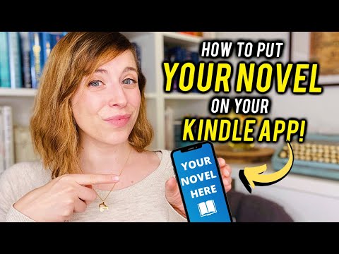 Como colocar o seu romance em seu Kindle App como um arquivo do eBook!