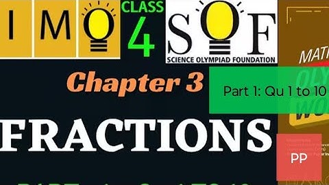 Class 4 maths Olympiad | Chapter 3 Fractions Part 1| MTG #mathsolympiad#class4olympiad#olympiad