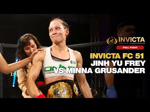 Jinh Yu Frey Becomes Atomweight Champion at Invicta FC 30 - YouTube