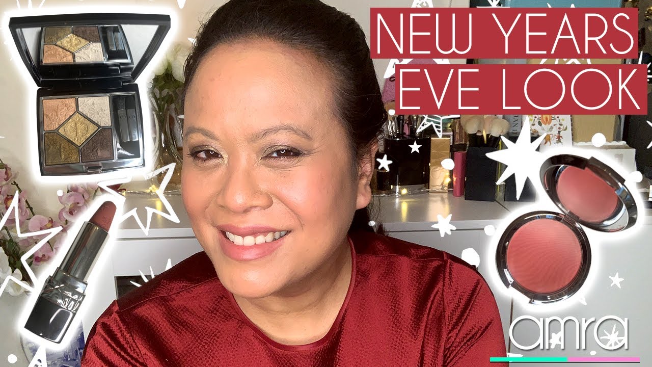NEW YEARS EVE LOOK 2020 - Dior Golden Nights Golden Snow 549, Dior Hypnotic Matte and IT Cosmetics