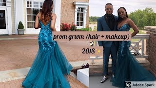 GRWM JUNIOR PROM 2018✨HOLOGRAPHIC GLITTER EYELINER + WINGED EYELINER MAKEUP TUTORIAL