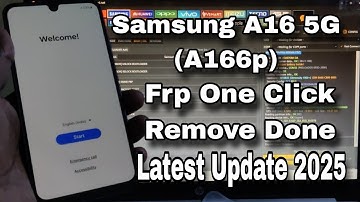 Samsung Galaxy A16 5G (A166P) Frp One Click Remove With Unlock Tool ll Samsung Google Account Unlock