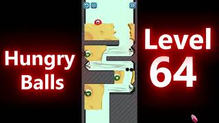 🎯 Hungry Balls Level 64 Walkthrough | Solutionguruji