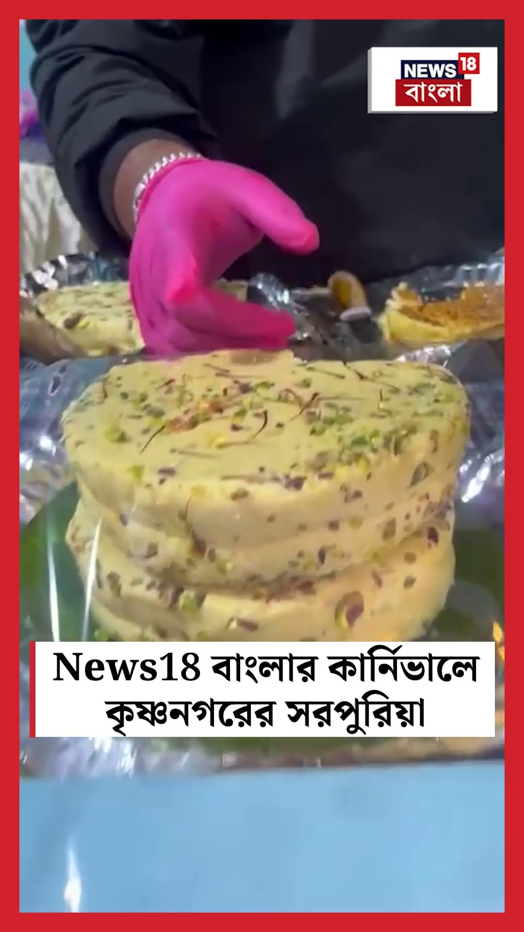 News 18 বাংলার কার্নিভালে Krishnanagar র সরপুরিয়া |  N18S #shorts