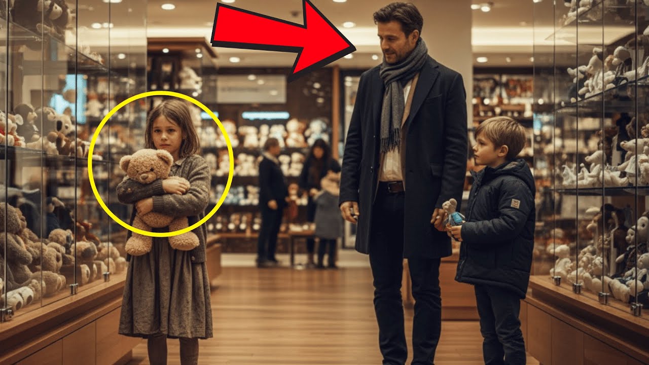 Weinendes Mädchen Hält ein Stofftier: „Darf Ich Es Behalten?“ – Der Millionär Verändert Ihr Leben