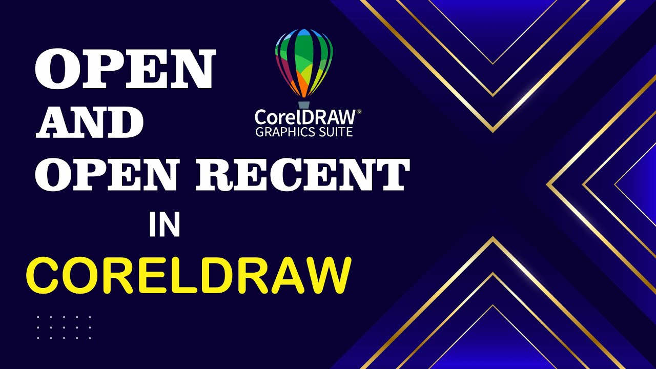 File Open aur Open Recent kaise karein? (Step-by-Step)