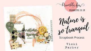 Scrapping non-people photos with the Wander collection vickiscraps
