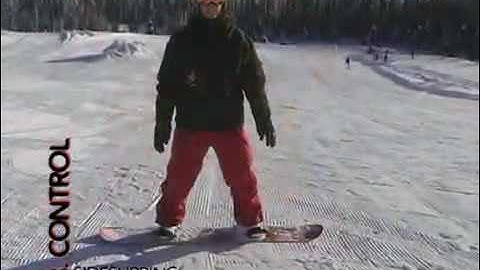 Snowboardholic.com video education - Sideslipping
