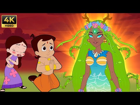 Chhota Bheem Meets the Nature Queen | Rescue Mission | 4K Chutki Cartoons for Kids