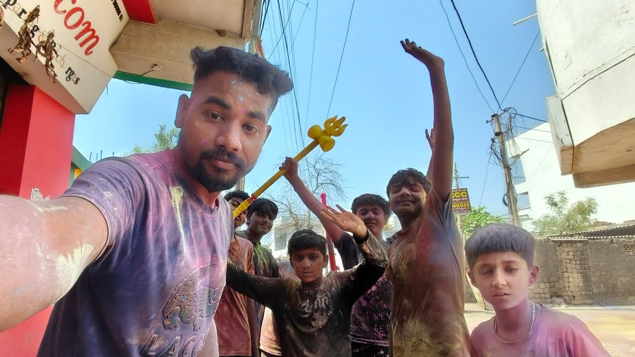 ધૂળેટી 2026 🔥 ભાઈબંધ સાથે આવી મસ્તી ક્યારેય નહોતી કરી 😱 | Holi Vlog 