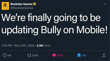Bully Anniversary Edition Is Getting FINALLY Getting Fixed!