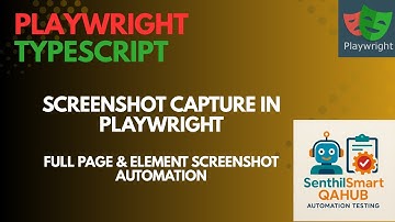 Playwright#13 Playwright Screenshot Code | Capture Screenshots in Playwright | Step-by-Step Guide
