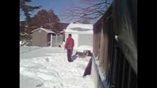 Beefcake Running In Snow Feb 2013