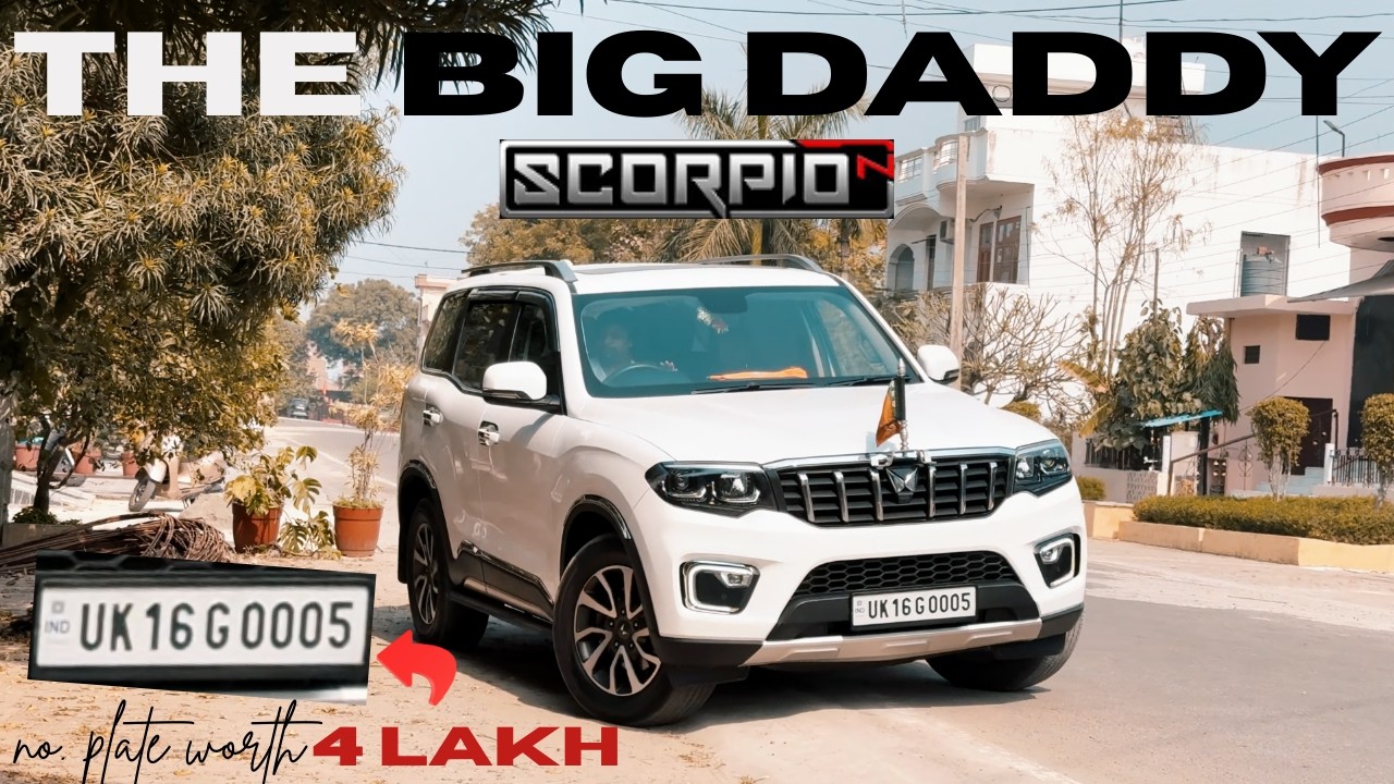 THE BIG DADDY 🔥| SCORPIO n | no. plate worth 4 lac ? | best suv ? | aayush chaudhary