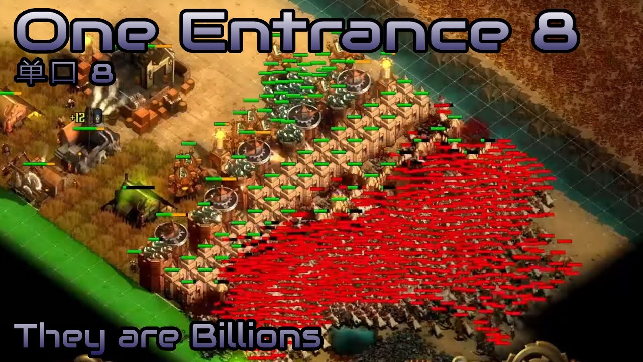 They are Billions - One Entrance 8 (单口 8) - Custom Map - No pause - YouTube