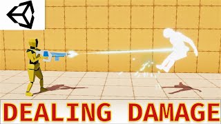 Dealing damage to AI using hitboxes, ragdolls, and healthbars in Unity [AI #02]