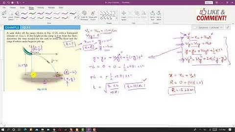 Solved Examples | Projectile Motion | Hibbeler Dynamics 14th ed | Engineers Academy