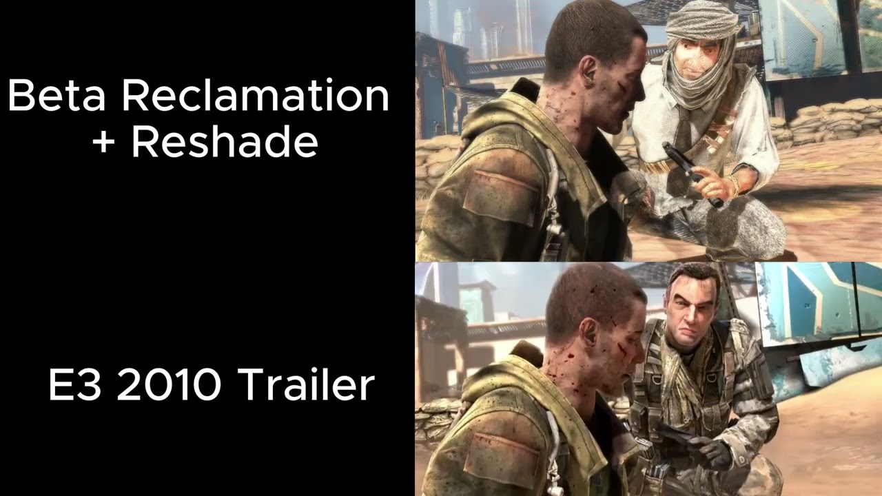 WIP Reshade update comparison with E3 2010 Trailer (Spec Ops The Line)