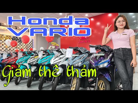 Video GIÁ XE HONDA VARIO 125 màu mới nhất Thán 9 bất ngờ rẻ... - youtube
