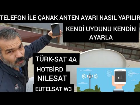 Telefon ile çanak anten ayarı nasıl yapılır #çanakayarı #antenayarı #uyduayarı